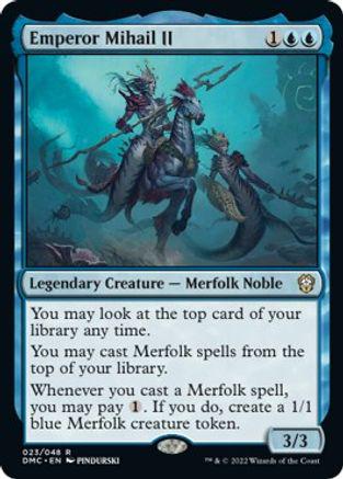 Emperor Mihail II #23 Magic Dominaria United Commander