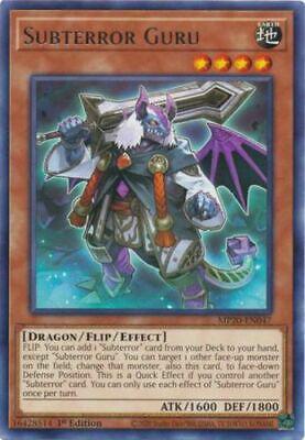 Subterror Guru MP20-EN047 YuGiOh 2020 Tin of Lost Memories Mega Pack