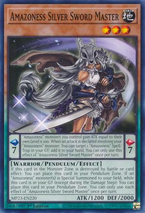 Amazoness Silver Sword Master MP23-EN220 YuGiOh 25th Anniversary Tin: Dueling Heroes Mega Pack