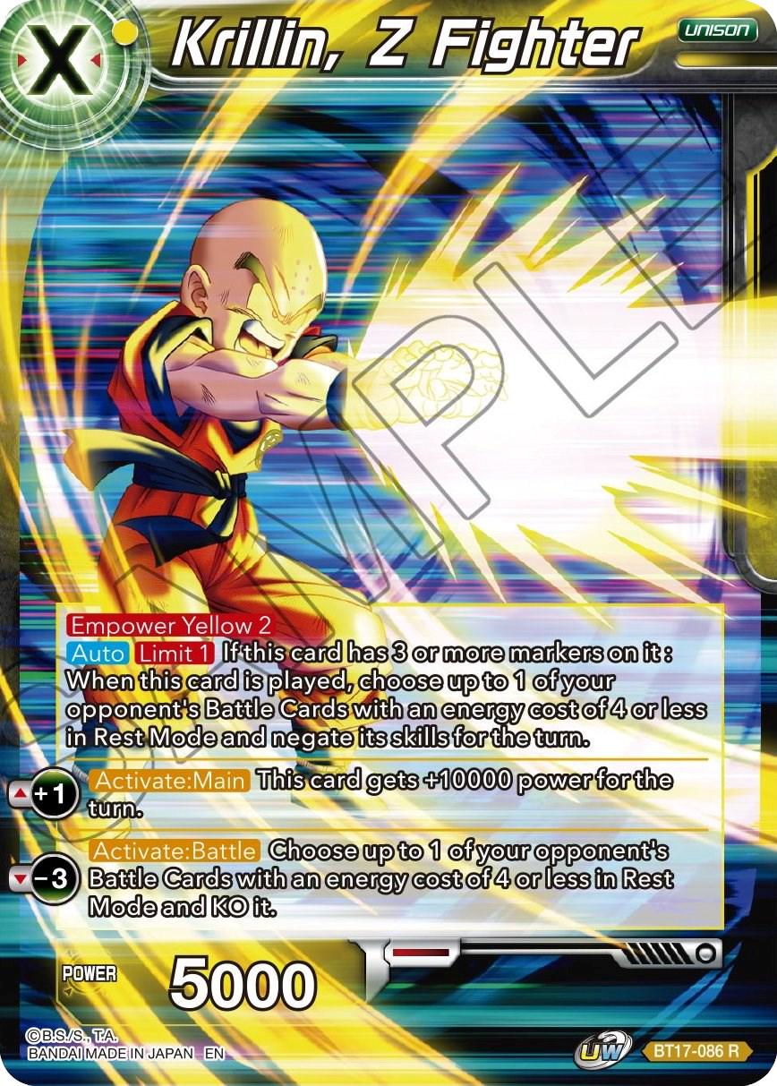 Krillin, Z Fighter BT17-086 Dragon Ball Super Ultimate Squad