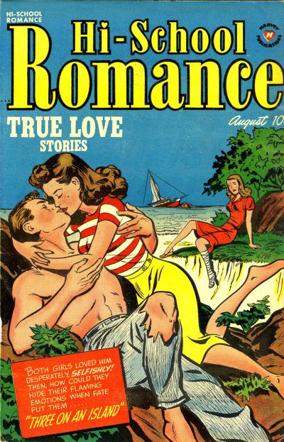 Hi-School Romance #10 (1951) Comic Books Hi-School Romance