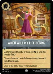 When Will My Life Begin? [Foil] #197 Prices | Lorcana Shimmering Skies | Lorcana  Cards