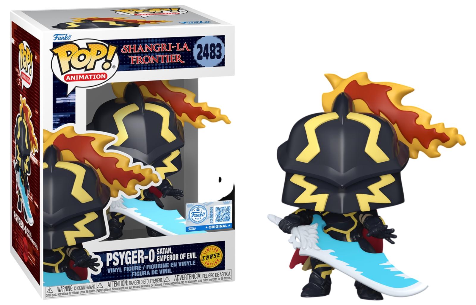 Psyger-0 Satan, Emperor Of Evil #2483 Shangri-La Frontier Funko Pop Chase box and figure
