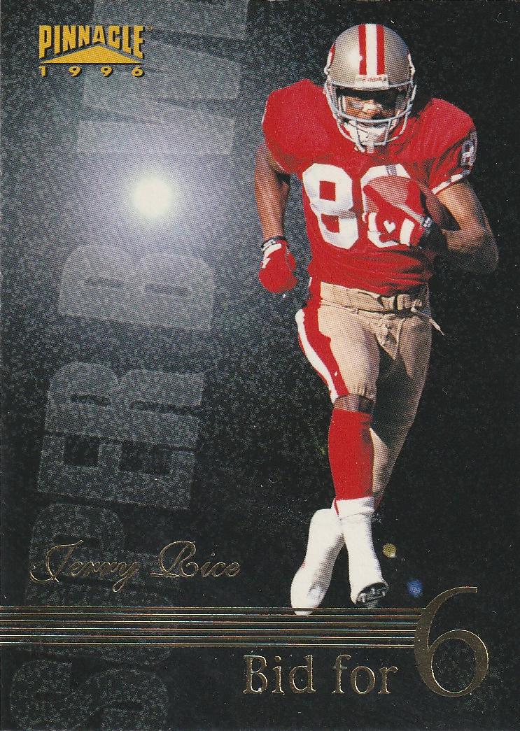 Jerry Rice #190 1996 Pinnacle Football