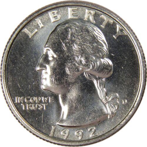 1992 D Coins Washington Quarter