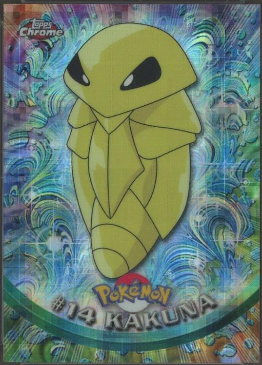 Kakuna #14 Pokemon 2000 Topps Chrome