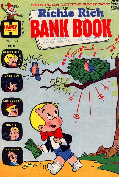Richie Rich Bank Book #3 (1973) Comic Books Richie Rich Bank Book