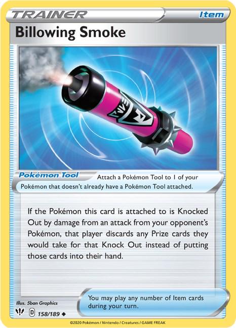 Billowing Smoke #158 Pokemon Darkness Ablaze