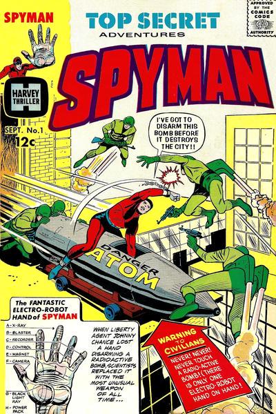 Spyman #1 (1966) Comic Books Spyman