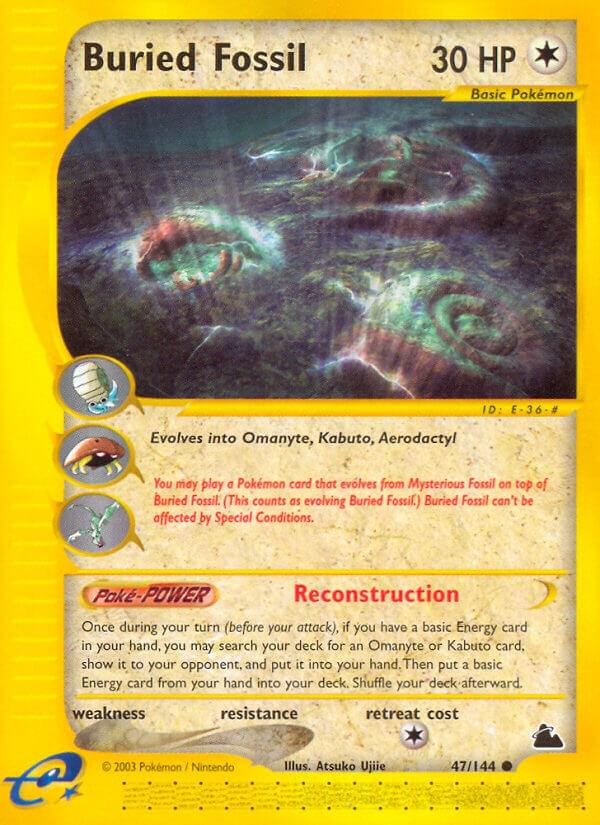 Buried Fossil #47 Pokemon Skyridge