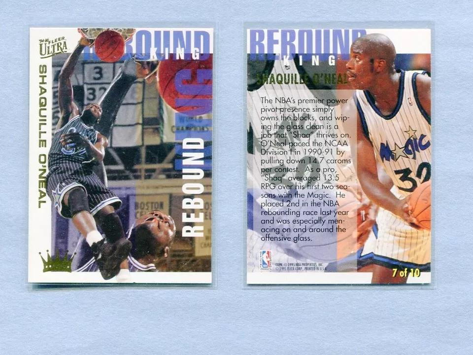Shaquille O'Neal #7 Basketball Cards 1994 Ultra