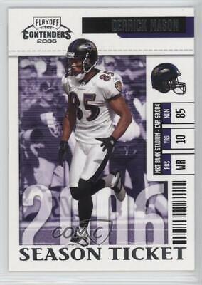 Derrick Mason #9 Football Cards 2006 Playoff Contenders