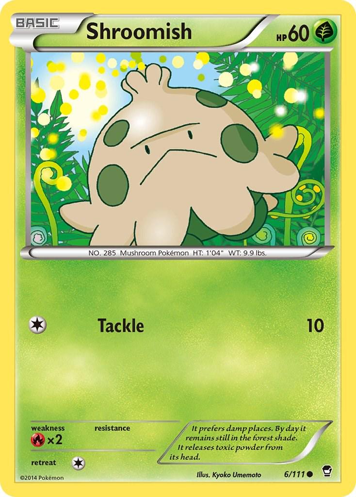 Shroomish #6 Pokemon Furious Fists