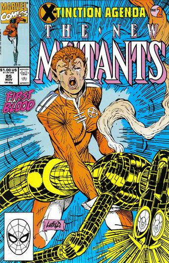 New Mutants #95 (1990) Cover Art