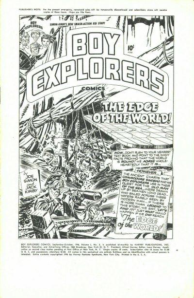 Boy Explorers Comics #2 (1946) Comic Books Boy Explorers Comics