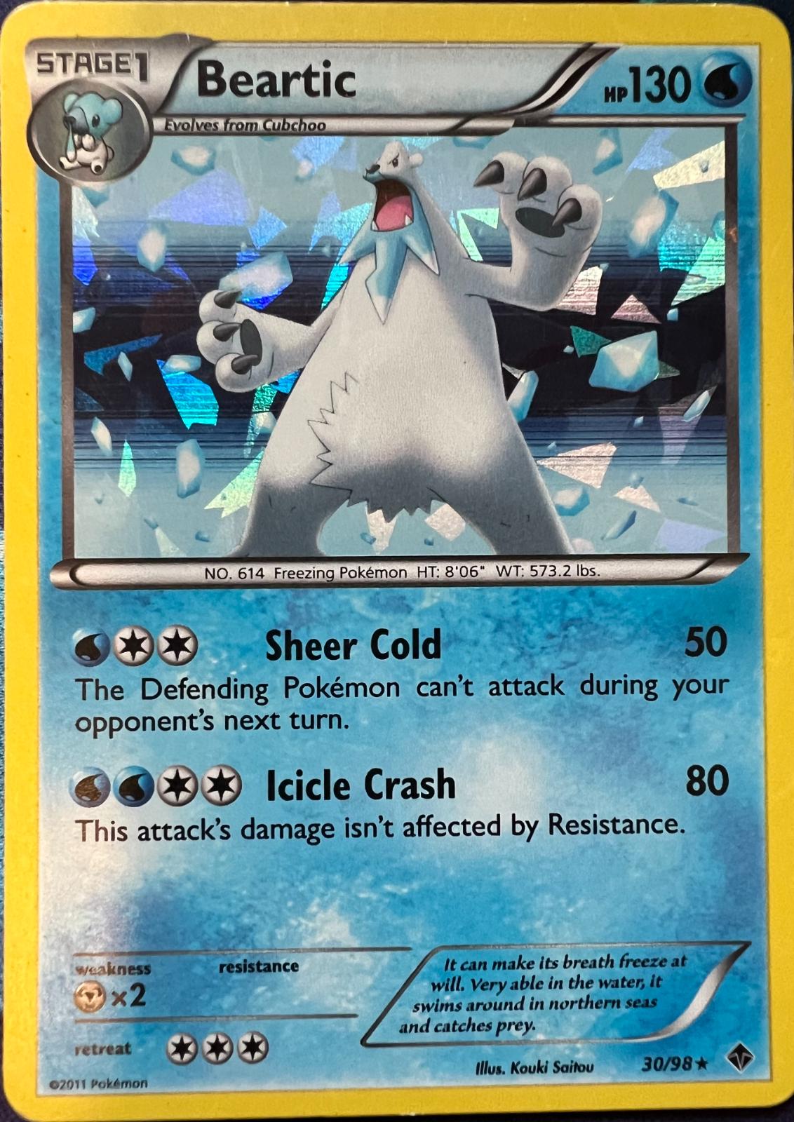 Beartic [Cracked Ice] #30 Prices | Pokemon Emerging Powers | Pokemon Cards