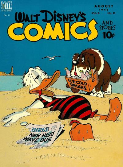 Walt Disney's Comics and Stories #95 (1948) Comic Books Walt Disney's Comics and Stories