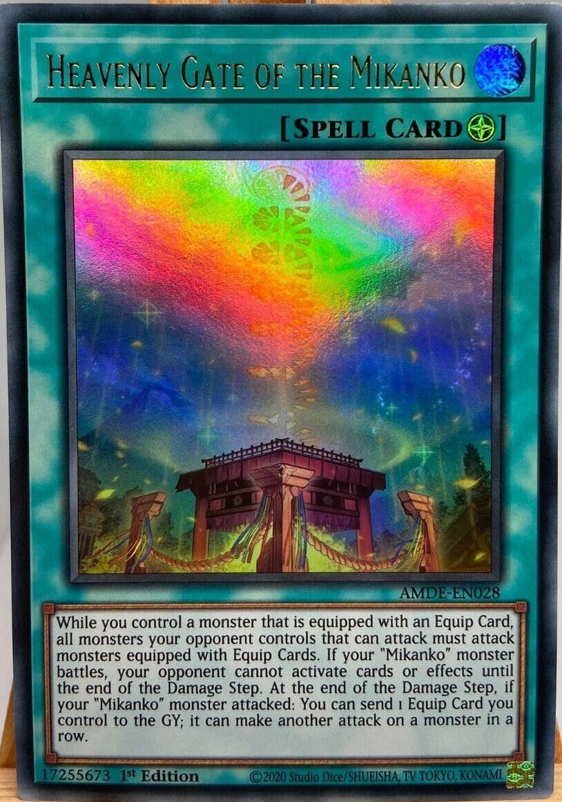 Heavenly Gate of the Mikanko AMDE-EN028 YuGiOh Amazing Defenders
