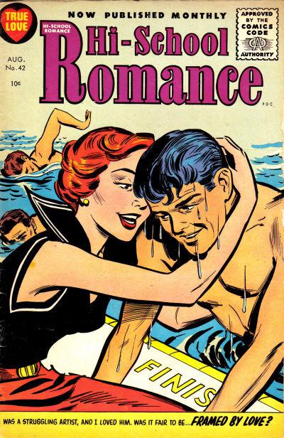 Hi-School Romance #42 (1955) Comic Books Hi-School Romance