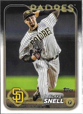 Blake Snell #460 Baseball Cards 2024 Topps