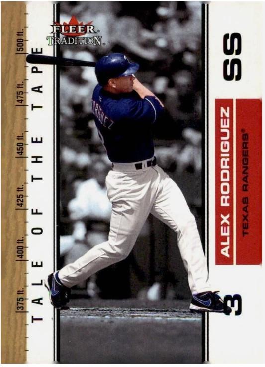 Alex Rodriguez #U389 2002 Fleer Tradition Update Baseball