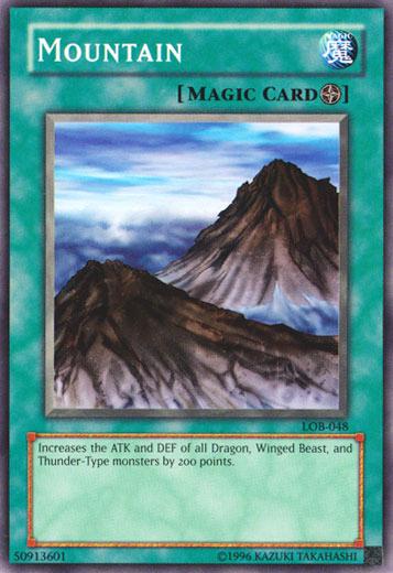 Mountain LOB-048 YuGiOh Legend of Blue Eyes White Dragon