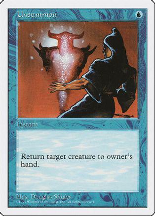 Unsummon Magic 5th Edition