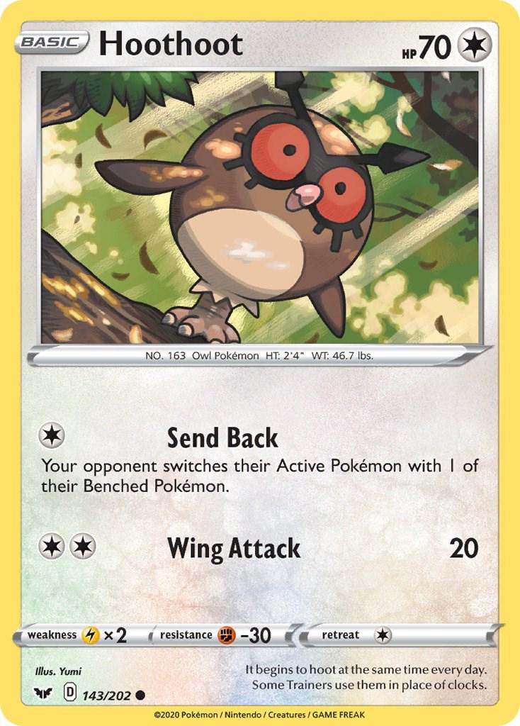 Hoothoot #143 Pokemon Sword & Shield
