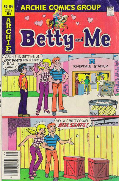 Betty and Me #106 (1979) Comic Books Betty and Me