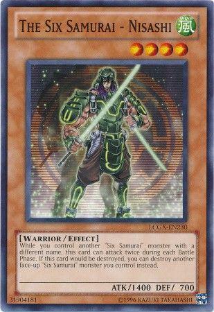 The Six Samurai - Nisashi LCGX-EN230 YuGiOh Legendary Collection 2: The Duel Academy Years Mega Pack