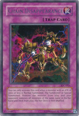 Chain Disappearance IOC-052 YuGiOh Invasion of Chaos