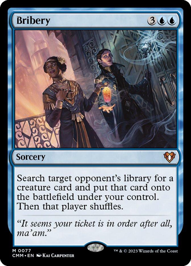 Bribery #77 Magic Commander Masters