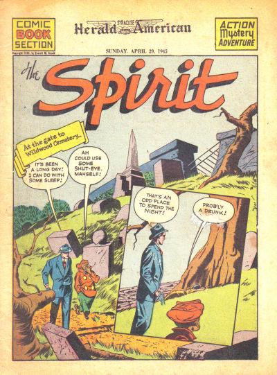 Spirit #4/29/1945 (1945) Comic Books Spirit