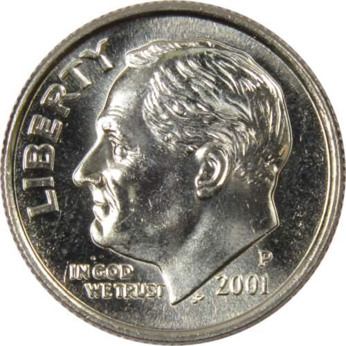 2001 P Coins Roosevelt Dime