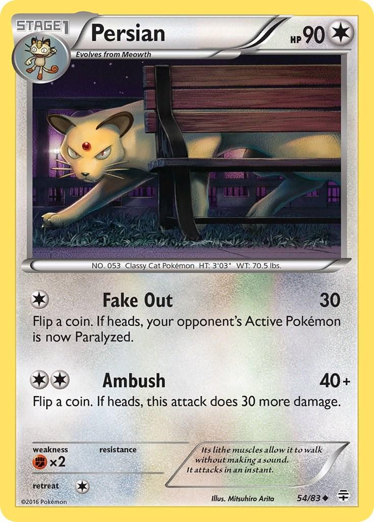 Persian #54 Pokemon Generations