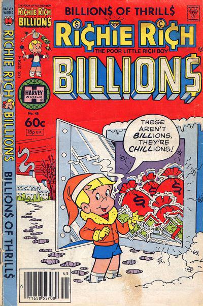 Richie Rich Billions #45 (1982) Comic Books Richie Rich Billions