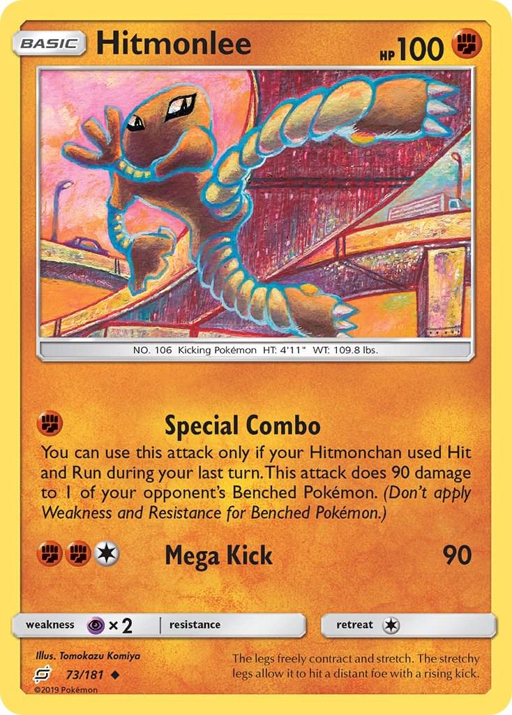 Hitmonlee #73 Pokemon Team Up