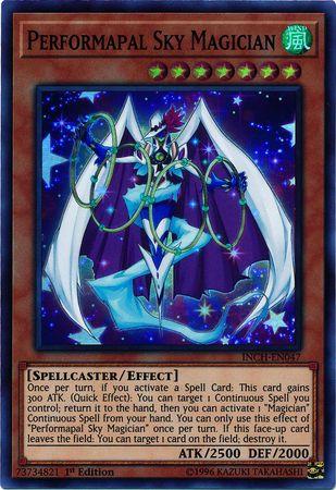 Performapal Sky Magician INCH-EN047 YuGiOh The Infinity Chasers