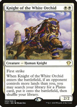 Knight of the White Orchid Magic Commander 2020