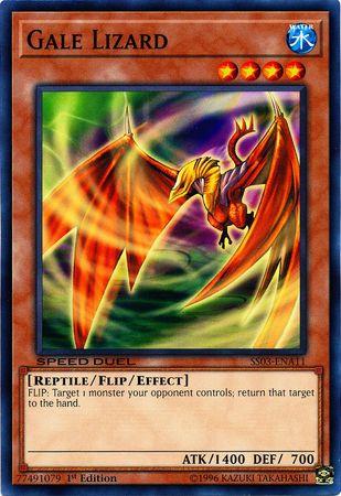 Gale Lizard SS03-ENA11 YuGiOh Speed Duel Starter Decks: Ultimate Predators