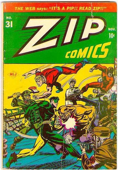 Zip Comics #31 (1942) Comic Books Zip Comics