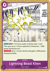 Lightning Beast Kiten OP15-076