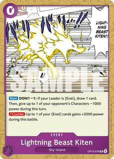 Lightning Beast Kiten OP15-076