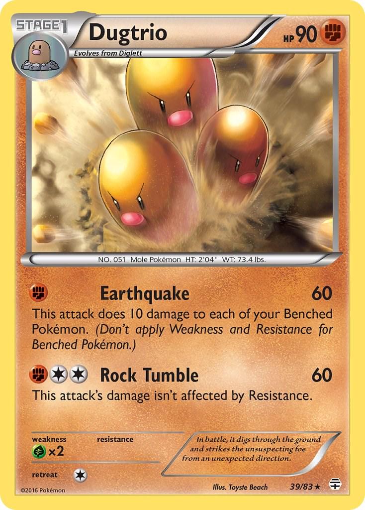 Dugtrio #39 Pokemon Generations