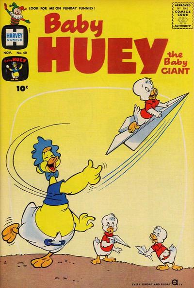 Baby Huey, the Baby Giant #40 (1961) Comic Books Baby Huey, the Baby Giant