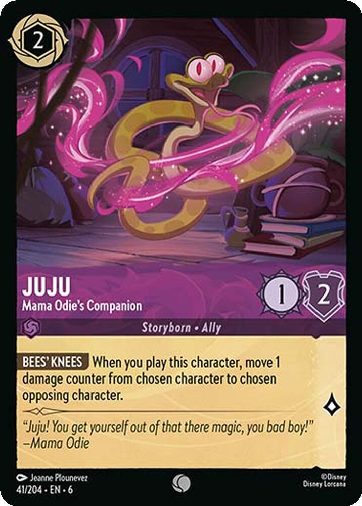 Juju - Mama Odie's Companion #41 Lorcana Azurite Sea