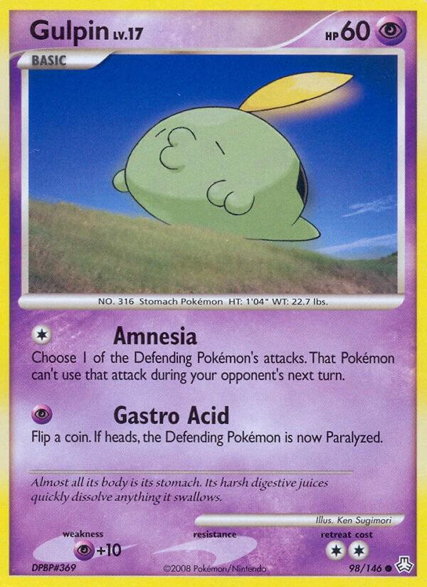 Gulpin #98 Pokemon Legends Awakened