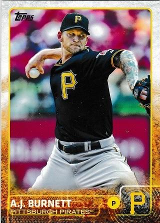 A.J. Burnett #466 Baseball Cards 2015 Topps