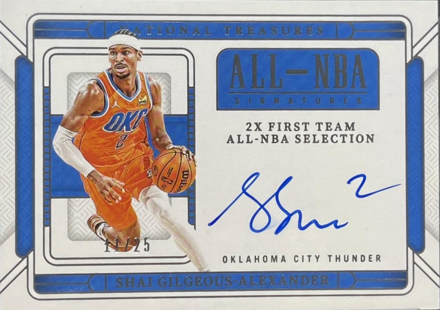 Shai Gilgeous-Alexander #2 Prices | 2024 Panini National Treasures