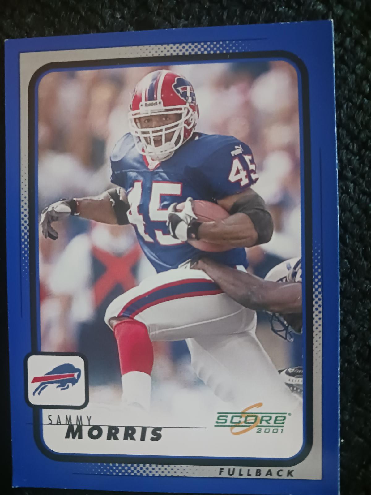 Sammy Morris #26 Football Cards 2001 Panini Score